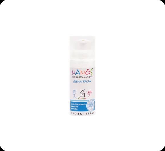 Hidrotelial - Crema viso Nanos per pelli sensibili, 50 ml, confezione da 2 pezzi (totale 100 ml)