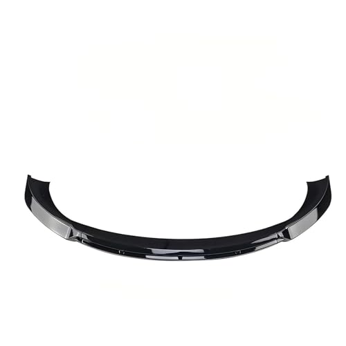 Alerón de labio delantero negro brillante para Tesla Model 3 2017+