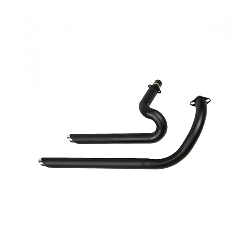 Tuyau d'échappement de pour moto pour Honda pour Steed pour Shadow 400 600 VLX400 VLX600 VT400 VT600(Noir)