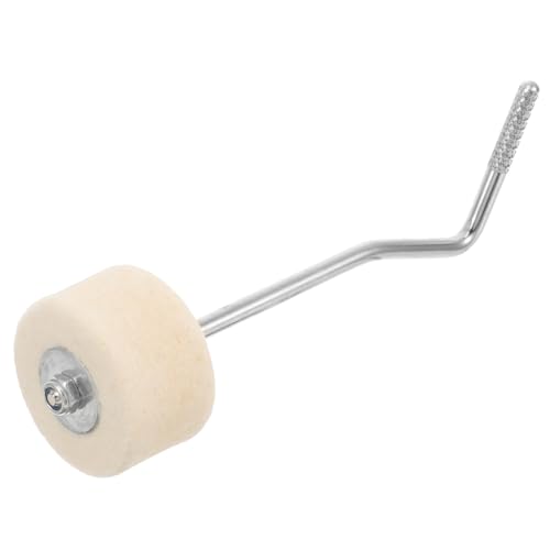 Abaodam Curved Drum Pedal Hammer for Bass Drum Replacement Head Metal Felt Home Practice