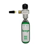 (LungoPro) 食品用高純度抗酸化ガス 訳ありスターターミニセット/ ルンゴCO2（高純度炭酸ガス40㍑）ｘ1/ ONE PUSH MAGIC CUSTOM