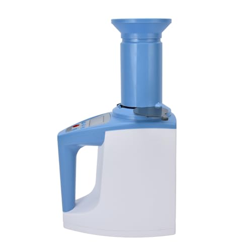 FLEXMAN Grain Moist Meter, Portable Digital Grain Moist Analyzer, 0.1% Accuracy Automatic Weighing LCD Display Tester for Moist Testing of Grain and Feed