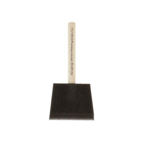 Jen Manufacturing Poly Foam Brush - 3 Inch (Pack of 36) - Wide Brush, Ideal for Smooth Paint Application, Professional-Grade for Painting and Crafts
