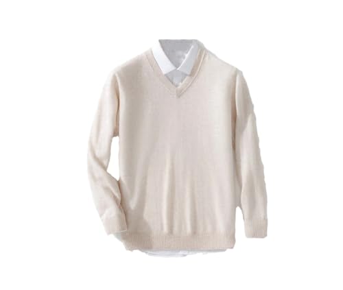 Men Casual Slim Fit Sweater V-Neck Long Sleeve Pullovers Solid Color Standard Pullovers Male Cashmere Knitting Jumpers