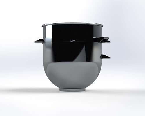 Tazón Grande de Acero Inoxidable 140 Qt miniatura 1