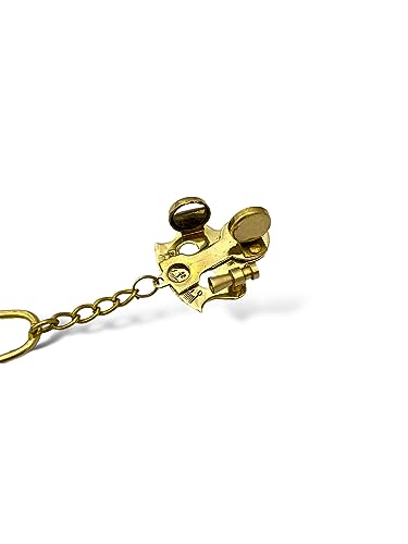 Image of Metal Vintage Bike Keychain Gold for Bag, Chhalla, Home, Backpack - Antique and Unique Design, Pack of 1
