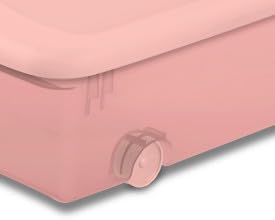 Miniatura 8 de Sterilite Paquete de 4 contenedores de almacenamiento con ruedas debajo de la cama, contenedor de plástico de 56 cuartos de galón con tapa de cierre