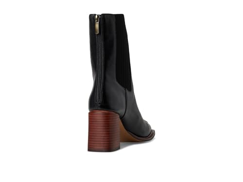 Steve Madden Steve Madden, Women's, Downtown, Black Leather, 5, Medium