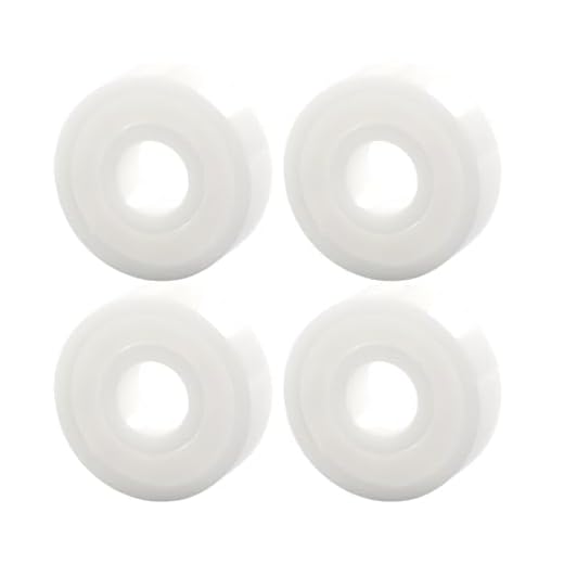608-2RS Full Ceramic Bearing ZrO2 4PC 8 * 22 * 7 mm ABEC-7 608RS Double Sealed Dust-Proof 608 RS Ceramic Ball Bearings Skate 608CE