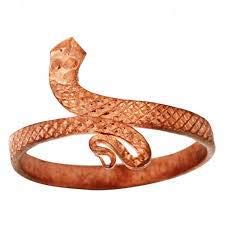 Memoir Copper Nag Snake challa fingerring Shanidosh Men Women (ORMI5701-N)