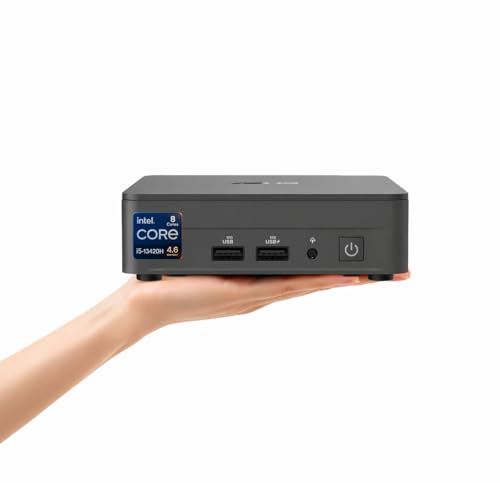 ASUS NUC 13 Pro Business Mini Desktop Computer 13th Intel Core i5 (Up to 4.6GHz) 16GB RAM 512GB SSD PCIe HDMI 2.1 2 Thunderbolt Wi-Fi 6E Bluetooth 5.3 Ultra-Quiet Design Windows 11