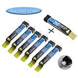 Wolfwhoop 7pcs 260mAh HV 1S LiPo Battery 35C 3.8V LiHV for Tiny Whoop JST-PH 2.0 Connector