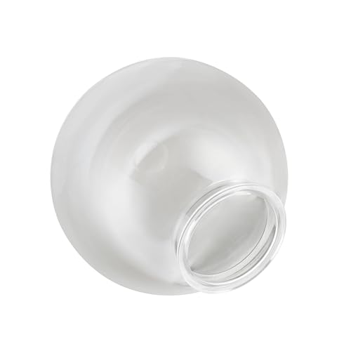 Image of Aspen Creative 28002-60-41, 8 inch Clear Acrylic Replacement Lamp Post Globe with 3-7 /8 inch Neck