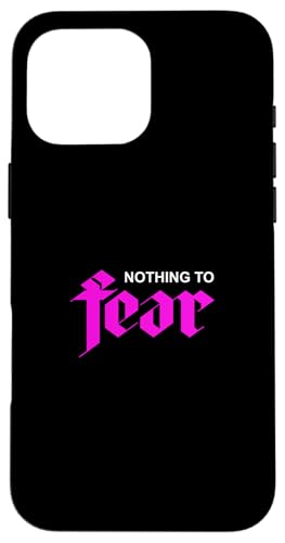 �s���N�J���[ Nothing To Fear �s���N�O���t�B�b�N �X�}�z�P�[�X iPhone 16 Pro Max �p