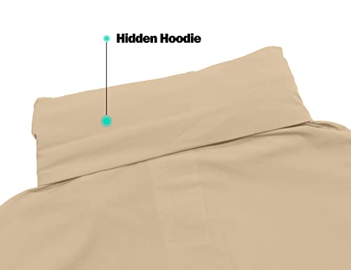 Little Donkey Andy Mens Sun Protection Breathable Jacket UPF 50+, Lightweight Summer Shirts Packable for Running Hiking3