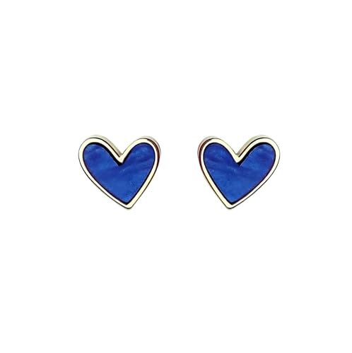 Small Heart Stud Earrings, Hypoallergenic Cute Heart Earrings Stud for Women Jewelry Gift