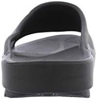 OOFOS OOahh Slide, Black - Men’s Size 13, Women’s Size 15 - Lightweight Recovery Footwear - Reduces Stress on Feet, Joints & Back - Machine Washable | Image 3