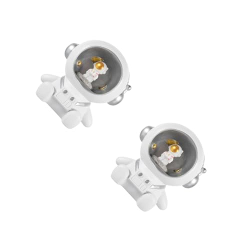 Sosoport 2 Piezas Alcancía De Astronauta Espaciales Topper De Escritorio Piggy Bank Estético Adorable Tarro De Ahorro Decoración Interior Espacio Mini Chicos Chicle De Azúcar