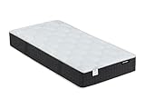 Vente-unique Matelas de Relaxation 80 x 200 cm Ressorts ensachés et mémoire de Forme - PAROX II de DREAMEA