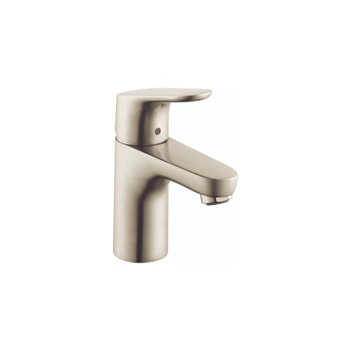 Hansgrohe 04371820 Focus E 100 Einlocharmatur, Nickel gebürstet – Ansicht 1
