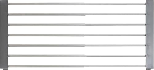 Rosenstein & Söhne Kühlschrank Böden: Universal-Einlegeboden, für Kühlschrank/Regale, ausziehbar bis 60 cm (Teleskop Einlegeboden, Kühlschrankteiler, Küchenhelfer)