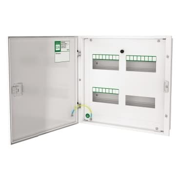 Schneider Electric EZ9ETND08 Easy9 TPN DB enclosure is a surface