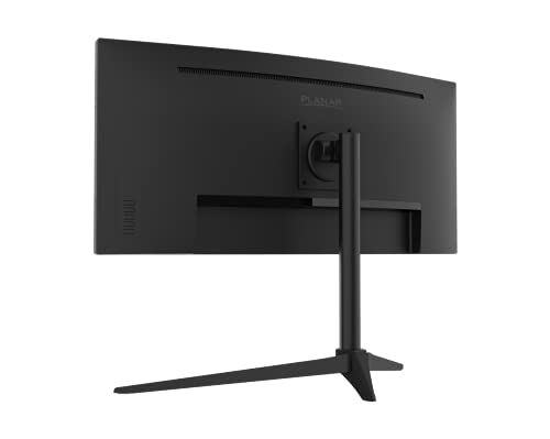 Image of Planar 998-2548-00 34 in. USB Type-C HDMI DisplayPort Curved Ultrawide 2K WQHD Docking LED-LCD - Black