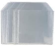 ZOENHOU 100 Pcs 250ml 4x6.5 Inch Clear Reusable Bags For