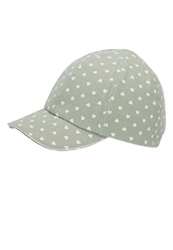 Sterntaler Mädchen Baseball-Cap Heart Baseballkappe, mittelgrün, 53