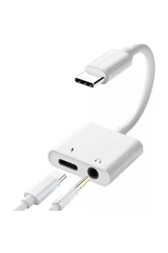 Şarj Kablosu, Type-C To 3.5 mm Jack Kulaklık ve USB C Ses Aux Kablosu Beyaz, TYC1c6bfec386eec46883514