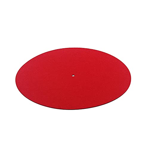 Alnicov Plattenspieler Wollmatte 30 cm Audiophile Pad antistatisch LP Spieler Anti-Vibration - Image 4