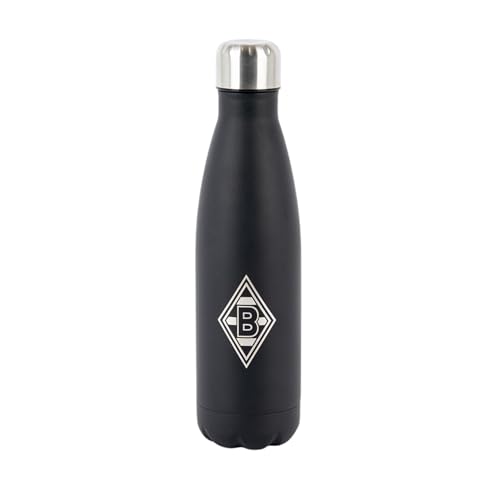 Borussia Mönchengladbach Trinkflasche Raute | Offizieller Fanartikel Fohlenshop | Metall, 0.5L | Für Kalte & Warme Getränke | Mit Vereinslogo Borussia Mönchengladbach Trinkflasche Raute | Offizieller Fanartikel Fohlenshop | Metall, 0.5L | Für Kalte & Warme Getränke | Mit Vereinslogo