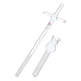 HIAKDOFT Glas homogenisator für Zellgewebe mit Kreuzstempel Laborzubehör aus Robustem Glas Präzise Verarbeitung für Einfache Zellzerkleinerung Geeignet für Labor und Unterricht