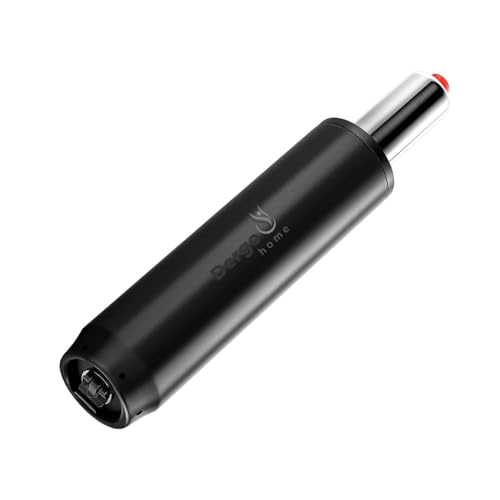 Image of Metal Heavy Duty Office Chair Gas Lift Cylinder Replacement - Universal Size, Hydraulic and Pneumatic Shock, Fits Most Executive, Computer and Desk Chairs, (Black)