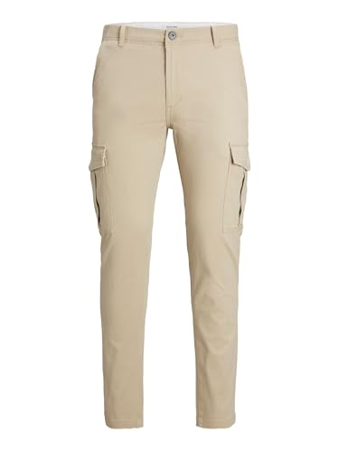 Pantalon Cargo JACK JONES Jpstmarco Jjjoe gris pour homme taille 36W 32L