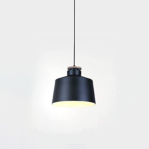 Lustre géométrique moderne noir de 40 cm de diamètre pour salon