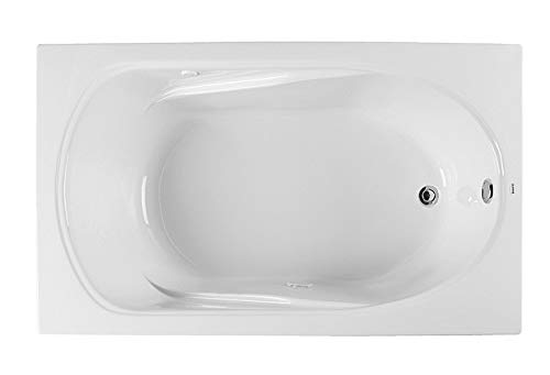 Proflo Pfs6042Awh Proflo Pfs6042A Lansford 60" X 42" Drop In Acrylic Soaking Tub With Reversible Drain And Overflow #TOP1