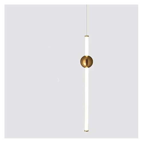 Lampe à Suspension Nordique en Verre LED tube long pour salon moderne