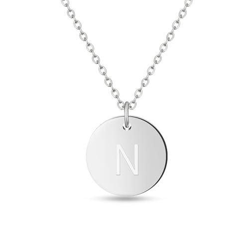 Bild: Initialen Halskette Frauen M�dchen mit Gravur N Nemo Neo Nevio Nick Nico Nicolas Nikita Niklas Nils Noah Noel Norbert Nadine Nancy Naomi Natalie NELA Nele Nelly Nevaeh Nicole Nike f�r 14,90 EUR bei amazon.de