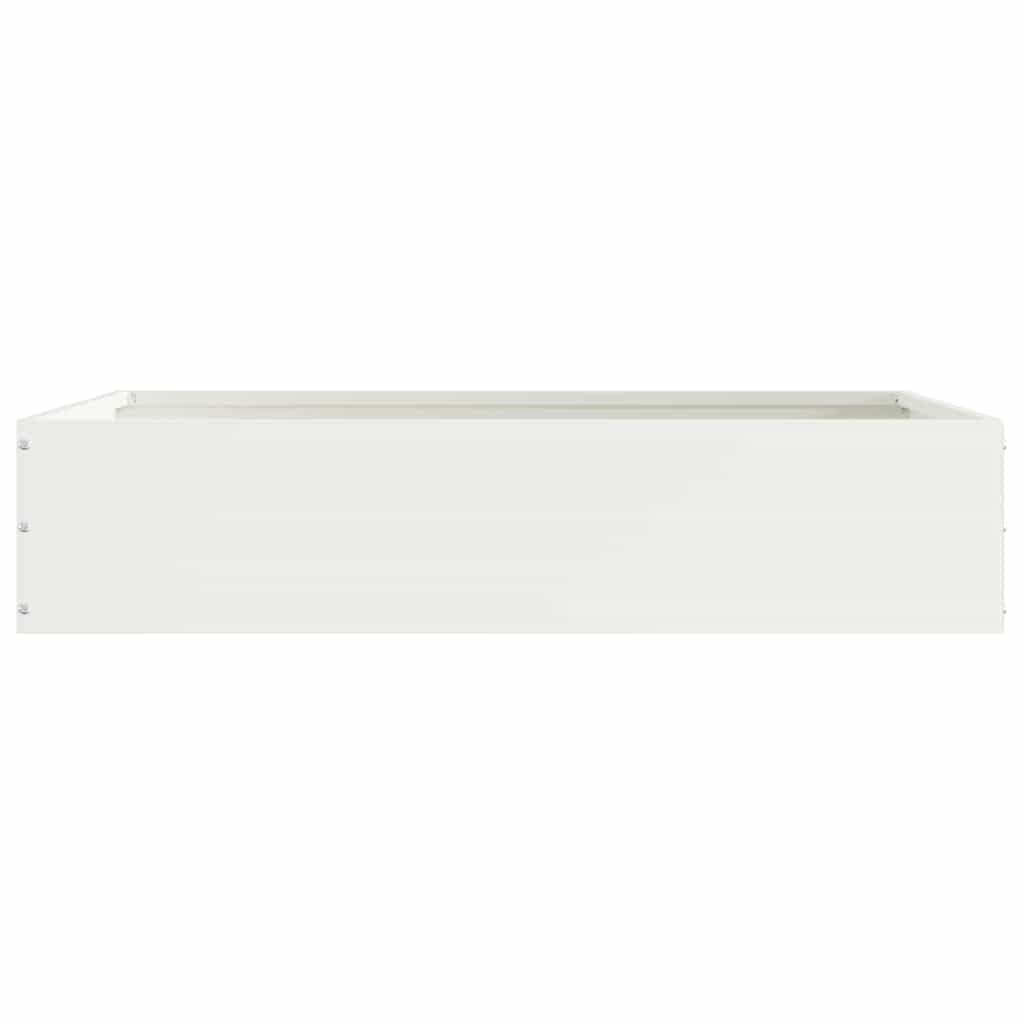 Lot de 6 bordures de gazon en acier 60 x 60 x 13 cm