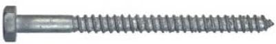 Hillman 5/16 in. x 3-1/2 in. L Hex Hot Dipped Galvanized Steel Lag Screw 50 pk