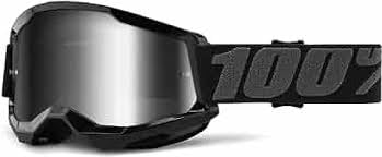 Distributore: LG-Motors Generico MASCHERINA MASCHERA 100% STRATA 2 BLACK SPECCHIATI OFF ROAD MOTO CROSS ENDURO