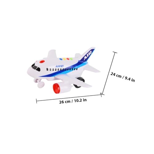 Avion éducatif sans batterie cadeau d'éveil sensoriel pour bébés