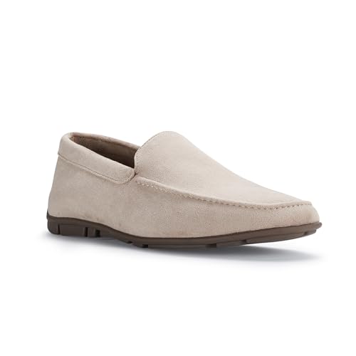 Image of Ferro Aldo Men's Dress Loafer Collection | Modern & Classic Slip-On Styles | Available in Suede, Woven, and Wholecut