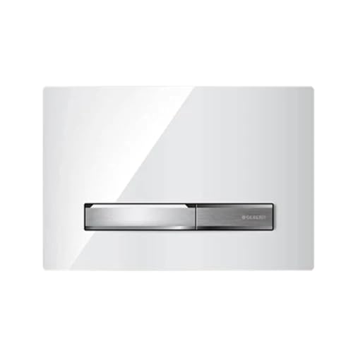  PLACCA DI COPERTURA 2 TASTI SIGMA 50 NEW GEBERIT Bianco