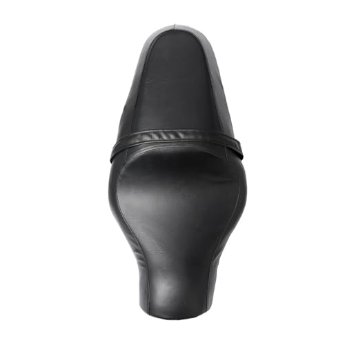 Double siège en PU noir pour Sportster XL 883 1200 48 passager