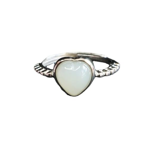 Bague argent S925 femme mode jade à porter au quotidien