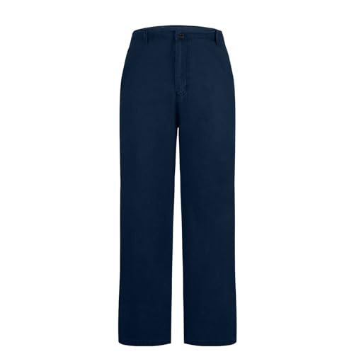 Jeans for Men Relaxed Fit High Waisted Stretch Thin Denim Pants Lightweight Comfy Casual Business Trouser with Pocket3