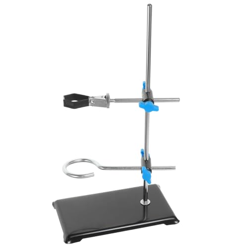 CIYODO 1pc Mini Iron Stand Chemistry Lab Stand Burette Ring Flask Clamp Stand Laboratory Equipment Kit Portable Utensils Condenser Laboratory Support Stand Holder Laboratory Stand Metal