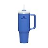 Stanley Quencher H2.0 Flowstate Tumbler 1.2L - Cold for 11 Hours - Iced for 48 Hours - Metal Water Bottle with Straw, Handle and Lid - Dishwasher Safe - Travel Mug for Cold Drinks - Iris